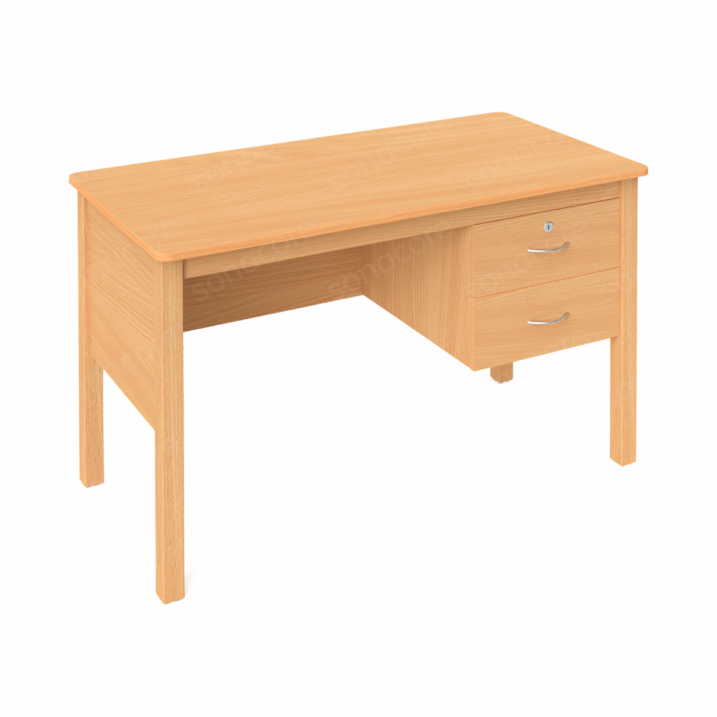 Solid Beech Teachers Desk