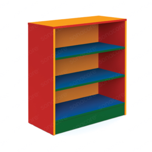 Cabinet Low Height - 3 Shelf - Colour Burst
