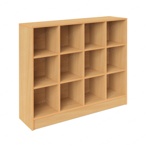Value Cubby Unit 3x4 - Bav Beech - Bav Beech