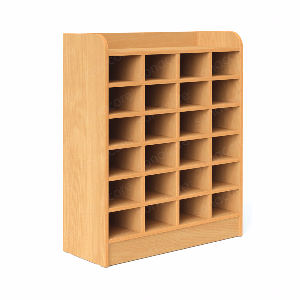 Shoe Rack 6x4 - Pre School - Bav Beech