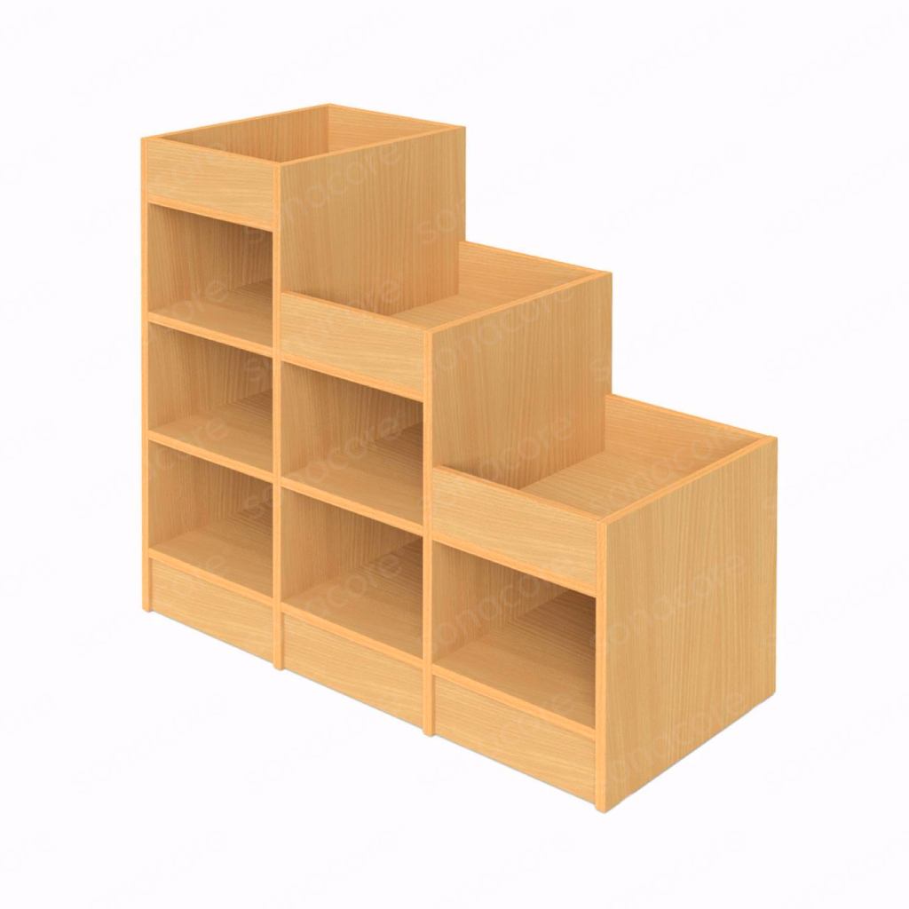 Storage Unit - 3 Steps - R - Bav Beech