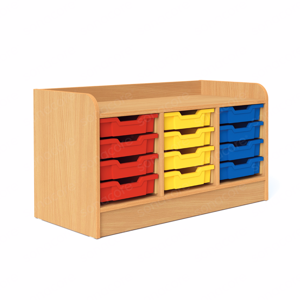 Tray Unit - 4x3 - with 12 F1 Gratnells Trays