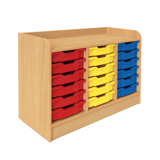 Tray Unit - 6x3 - with 18 F1 Gratnells Trays