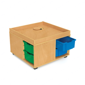 Construction Play Table - 4 Level - with 8 F2 Trays