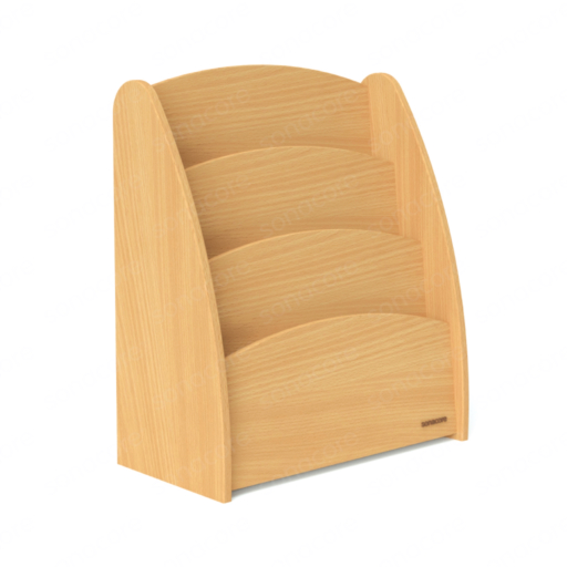 Book Display Shelf - Junior - Bav Beech Finish